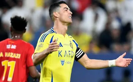 رونالدو يسجل لكن النصر يخسر لأول مرة في الدوري السعودي