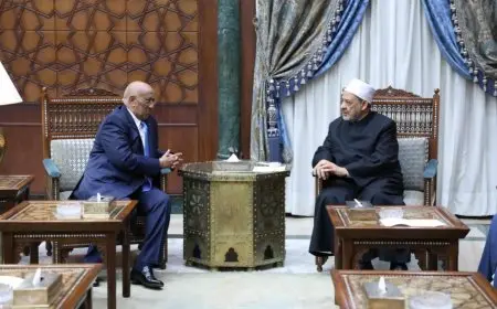 شيخ الأزهر يستقبل رئيس مجلس النواب الجيبوتي لمناقشة سبل تعزيز التعاون في المجالات العلمية والدعوية