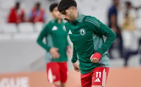 إصابة نجم منتخب الأردن يزن النعيمات على مستوى الرأس