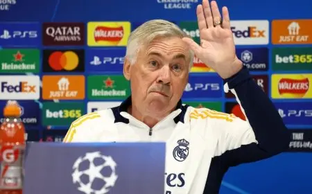 أنشيلوتي يحقق رقماً قياسياً في دوري أبطال أوروبا