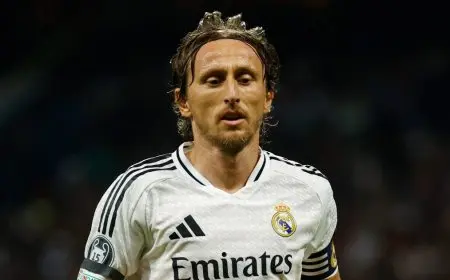 مودريتش ينضم لنادي المئة كأساسي مع ريال مدريد بدوري الأبطال