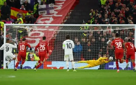 كيليهير يتصدى لركلة جزاء مبابي وصلاح يهدر أخرى بمواجهة ريال مدريد وليفربول