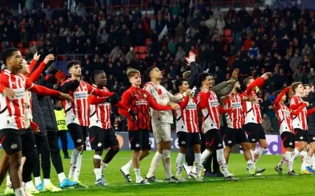 بثلاثية بعد الدقيقة 86.. أيندهوفن ينتفض ليفوز على شاختار