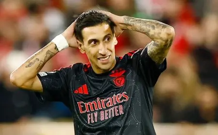 دي ماريا يدخل تاريخ دوري أبطال أوروبا برقم قياسي