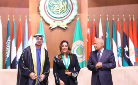 منال عوض تشكر الرئيس السيسي بعد فوزها بجائزة التميز الحكومي كأفضل محافظ عربي