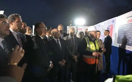 مدبولي يتفقد الأوناش العملاقة بمحطة حاويات «تحيا مصر 1» بميناء دمياط