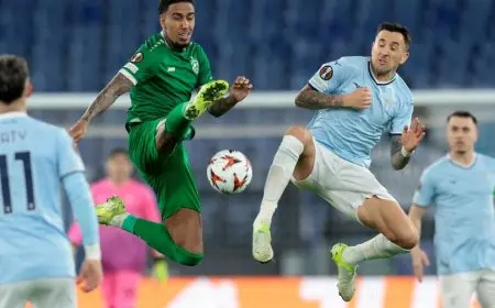 لودوغوريتس ينهي بداية لاتسيو المثالية في الدوري الأوروبي