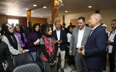 محافظ القاهرة يتفقد مكتبة مصر العامة فرع الزيتون