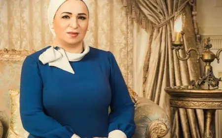 السيدة انتصار السيسي: فلسطين ستظل قضية إنسانية نبيلة وقضية كل من يؤمن بالعدل والسلام