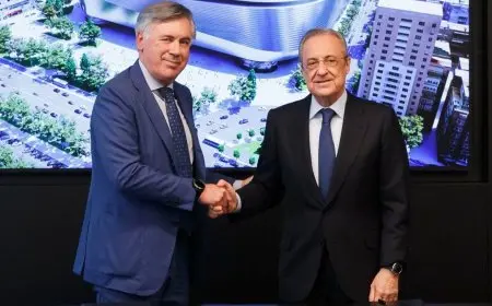 رئيس ريال مدريد “لا يزال يثق” بأنشيلوتي.. فهل يُهديه مدافعاً في يناير؟