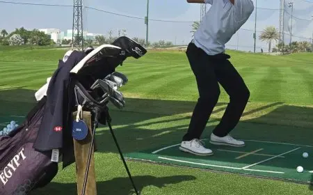 على الدين سلامة يتأهل لنهائيات بطولة الملك حمد الدولية للجولف