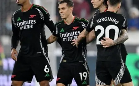 آرسنال يقسو على وست هام بخماسية بالدوري الإنجليزي