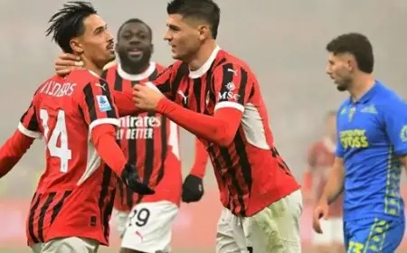 ميلان يدهس إمبولي بثلاثية نظيفة بالدوري الإيطالي