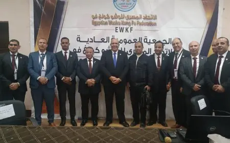 شريف مصطفى يفوز برئاسة اتحاد الووشو كو نغ فو