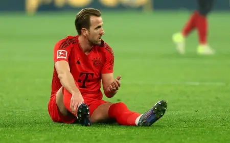 بايرن ميونخ يعلن تفاصيل إصابة هاري كين