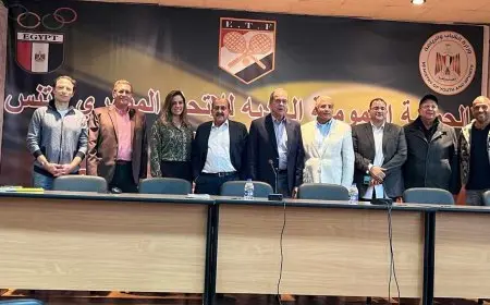 إسماعيل الشافعي: شكرا للجمعية العمومية للتنس.. وهدفنا مواصلة مسيرة النجاح