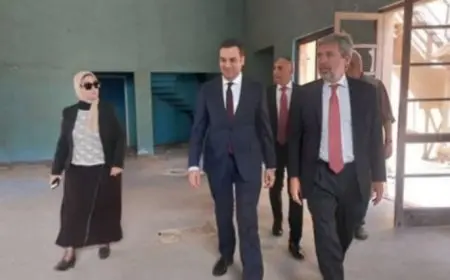 سفير روما بالقاهرة يتفقد البيت الإيطالي ببورسعيد تمهيدا لترميمه