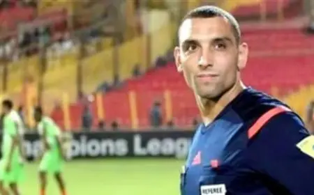 محمود بيسوني حكما لمباراة الزمالك وغزل المحلة في الدوري