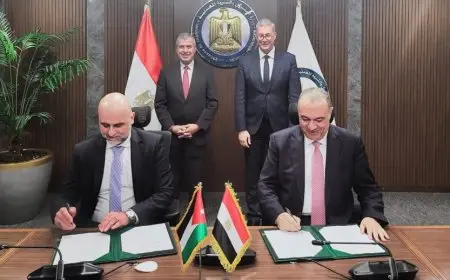 توقيع اتفاقية تعاون لاستخدام البنية التحتية المصرية لاستقبال الغاز المسال المستورد لخدمة الأردن