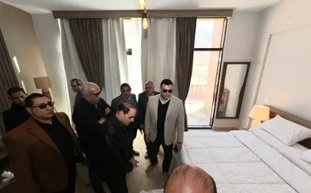 وزير الإسكان يتفقد المنتجع الجبلى ومركز الزوار بمشروع تطوير موقع التجلى الأعظم بسيناء