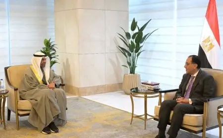 رئيس الوزراء يلتقي وزير خارجية الكويت بالعاصمة الإدارية الجديدة