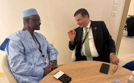 وزير الزراعة يلتقي الأمين التنفيذي لاتفاقية الأمم المتحدة لمكافحة التصحر