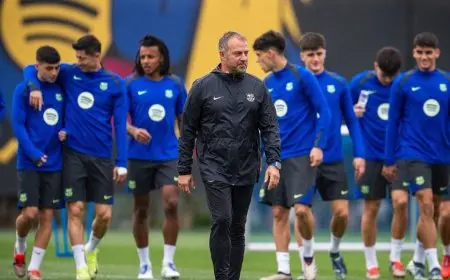 فليك يعتذر لجوان لابورتا على الخسارة في عيد تأسيس برشلونة