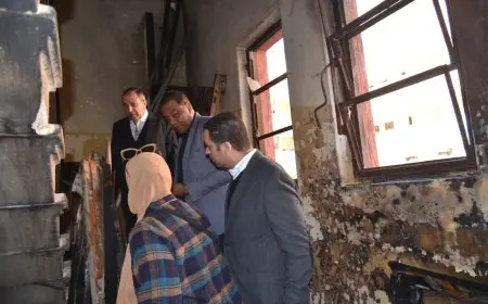 خاص| محافظ بورسعيد يكشف حقيقة إصابته بصعق كهربائي خلال تفقده حريق بمدرسة بنات