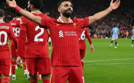 محمد صلاح مرشح لجائزة أفضل لاعب في شهر نوفمبر بالدوري الإنجليزي