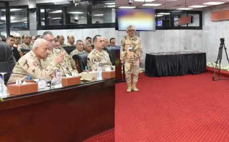 وزير الدفاع يشهد تنفيذ مشروع مراكز القيادة الإستراتيجة لهيئة الإمداد والتموين