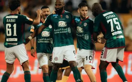 الاتفاق يكتسح العربي بخماسية ويتأهل لنصف نهائي أبطال الخليج