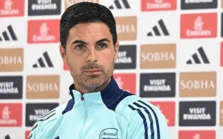 أرسنال يخسر جهود غابرييل وكالافيوري قبل مواجهة مان يونايتد