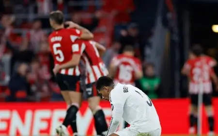 ريال مدريد يسقط أمام بلباو بالدوري الإسباني.. ومبابي يهدر ركلة جزاء مجددًا