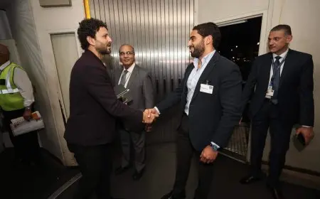 قنصل مصر يستقبل بعثة الأهلي في مطار جوهانسبرج