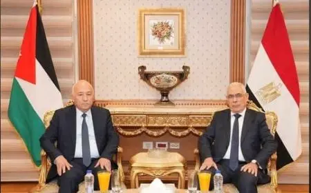 النائب العام يستقبل نظيره الأردني لبحث التعاون في مكافحة الجرائم