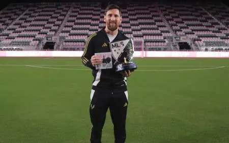 ميسي ينال جائزة أفضل لاعب في الدوري الأميركي لعام 2024