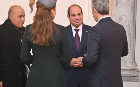 الرئيس السيسي يلتقي برئيس شركة بروبرت ميرسك بالدنمارك