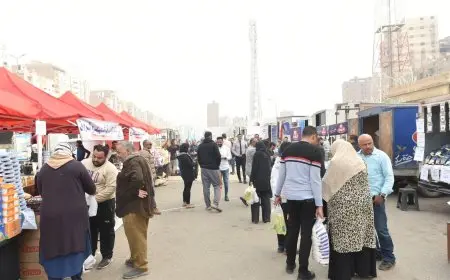 وزير التموين يفتتح سوق اليوم الواحد في المرج بأسعار مخفضة