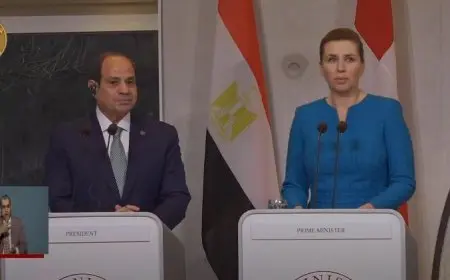 رئيسة وزراء الدنمارك: الشراكة مع مصر واعدة للغاية