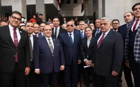 وزير العدل يتفقد محكمة جنوب المنصورة بعد تطويرها ويفتتح مقر فرع التوثيق