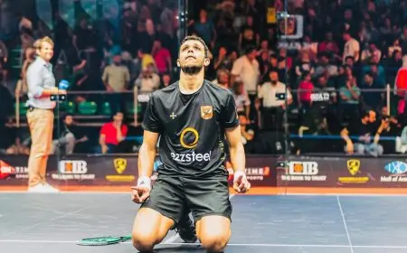 مصطفى عسل يتأهل إلى نهائي بطولة هونج كونج للإسكواش