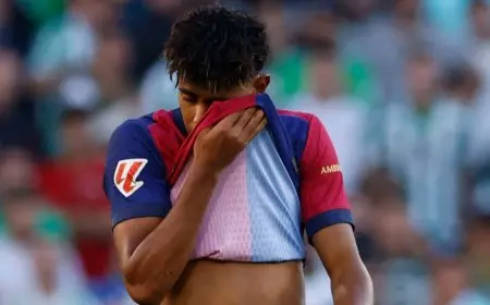 لامين يامال يتوج بأفضل لاعب أمام بيتيس ويفقد رقمه القياسي