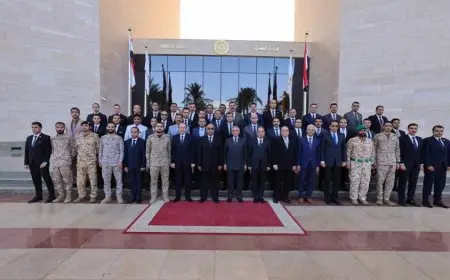 وفد من القضاء العسكري يزور مقر الوزارة بالعاصمة الإدارية