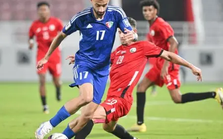 تعادل اليمن والكويت ودياً استعداداً لخليجي 26