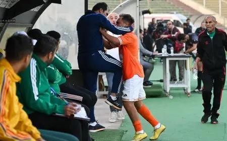 القصة الكاملة لاعتداء لاعب المنصورة على مدربه.. بكاء وضرب وعقوبات رادعة واعتزال