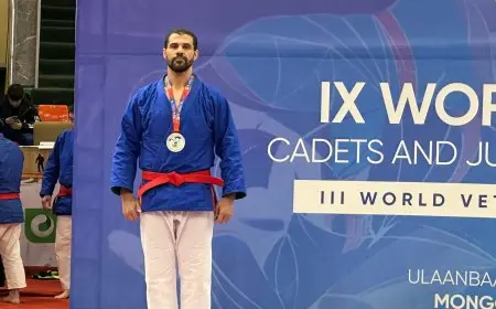 مصر تحصد ميدالية فضية في بطولة العالم للكوراش بمنغوليا لمحمد الشافعي