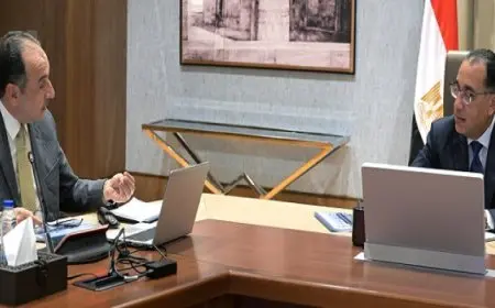 رئيس الوزراء يُتابع مع وزير قطاع الأعمال العام موقف تطوير قطاع القطن والغزل والنسيج