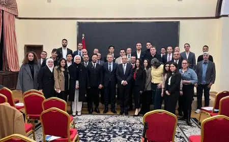 وزير الخارجية والهجرة يلتقي برموز الجالية المصرية في الصين