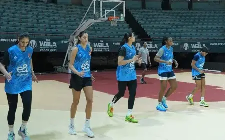 تدريبات استشفائية لـ «سيدات سلة الأهلي»‎‏ بالسنغال
