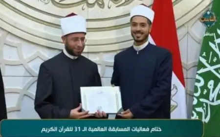 الحاصل على المركز الأول بالمسابقة العالمية للقرآن الكريم يروي لـ«الشروق» قصة كفاحه من طالب بالكُتّاب إلى العالمية